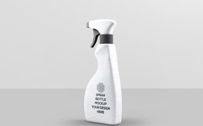 Spray Bottle - Cleaning Spray Bottle Mockup 2