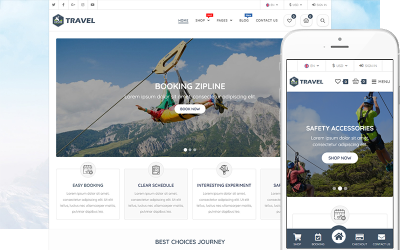 Travel - Travel Tour Booking &amp;amp; Accessories Shop WooCommerce Theme