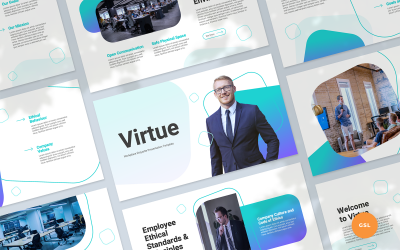 Virtue - Workplace Etiquette Google Slides presentationsmall