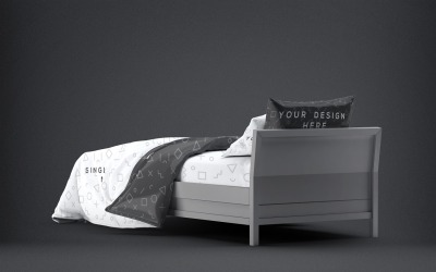 Bett – Einzelbett-Modell 4
