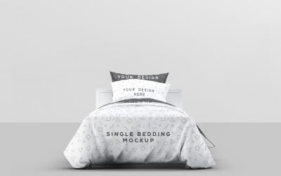 Bett – Modell für Einzelbettwäsche