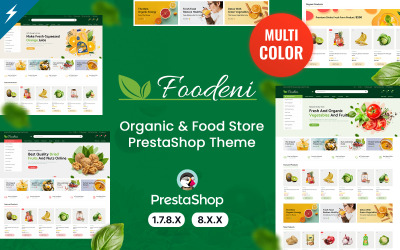Foodeni - Tema PrestaShop de legumes, frutas e mercearia