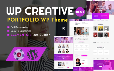 WpCreative Pro Portfolio reszponzív WordPress téma
