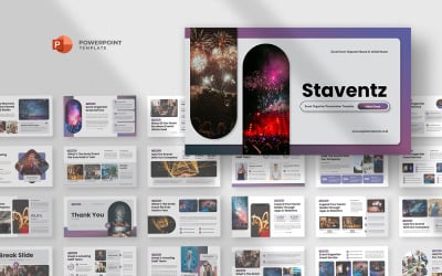 Stavents - 活动组织者的Powerpoint模板