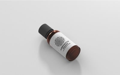 Amber Bottle - Amber Bottle Mockup 4