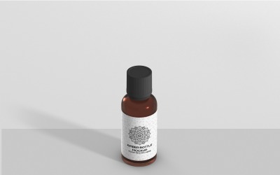 Янтарная Бутылка - Мокап Янтарной Бутылки 3