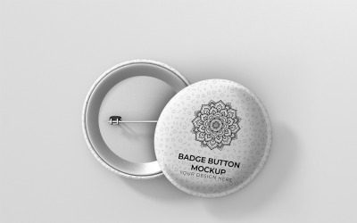 Badge - Maquette de bouton de badge 3