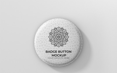 Badge - Maquette de bouton de badge 5