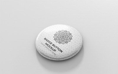 Distintivo - Mockup di pulsante badge 4