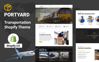 Portyard — motyw Shopify dla logistyki i transportu