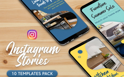 Storie di Instagram per negozi di interior design per la casa