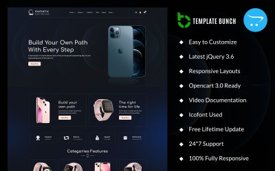 Synthetische elektronica - Responsief OpenCart-thema voor e-commerce