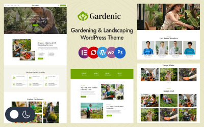 Gardenic - Zahradnictví Elementor Responzivní téma WordPress
