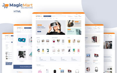 Magicmart – Elektronikai e-kereskedelmi HTML-sablon