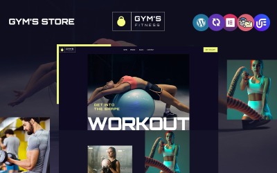 Siłownie - Siłownia i fitness WordPress Elementor Theme