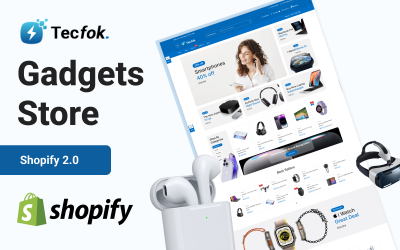Tecfok - 电子产品商店 Shopify 主题