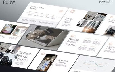 Bouw - Minimaal Zakelijk Powerpoint Pitch Deck
