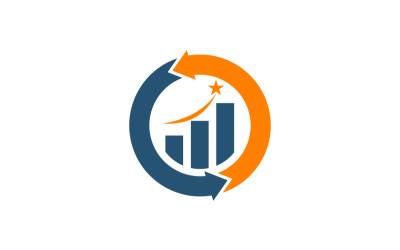 Design de modelo de logotipo de investimento empresarial