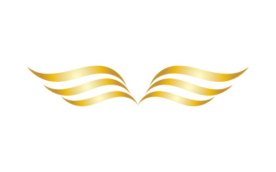 Dove bird and wing logo vector template v27