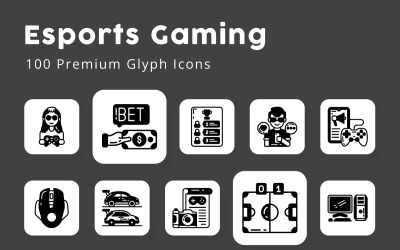 Піктограми гліфів ігор Esports