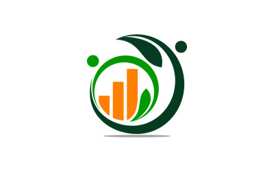 Sjabloon voor bedrijfsgroei-logo