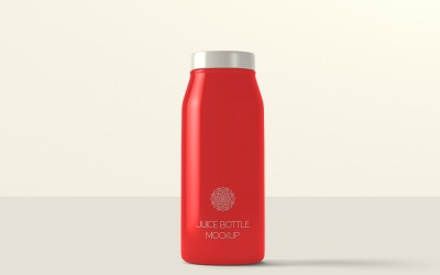 Glasflaska - Juice Bottle Mockup