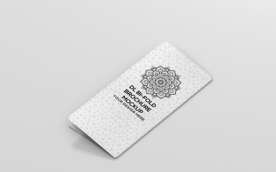 Mockup di brochure pieghevole DL