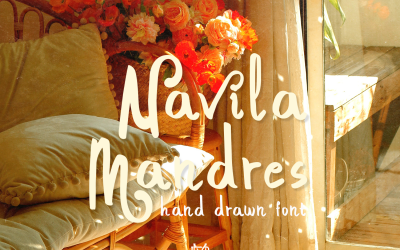 Navila Mandres - Carattere disegnato a mano