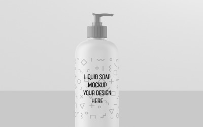 Savon liquide - Maquette de bouteille de savon liquide