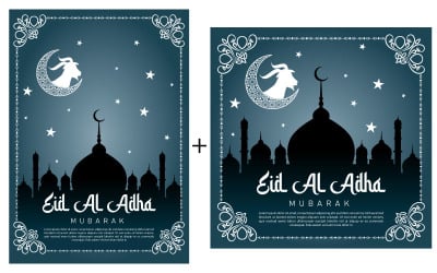 Eid Al Adha-Flyer-Vorlage