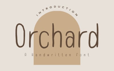 Orchard - Ručně psané písmo