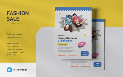 Mode-Flyer-Set PSD-Vorlagen Band 10