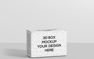 Slim Rectangle Box Mockup
