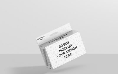 Slim Rectangle Box - Slim Rectangle with Hanger Box Mockup