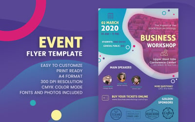Conference Event Flyer Template