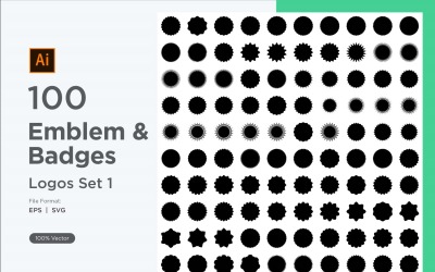 Emblem &amp;amp; Badge Logos 100 set V 1