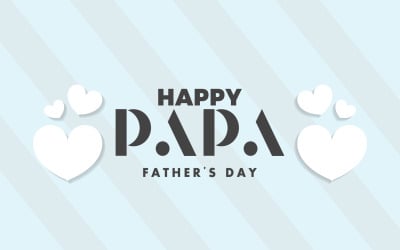 Happy Father&#039;s day banner