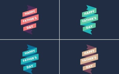 Happy Father&#039;s day design pack