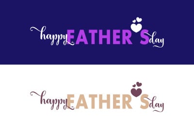 Happy Father&#039;s day design set