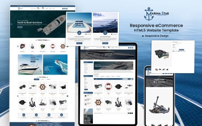 MarinaStar Web - Elevate Your Marine Store with our HTML Template