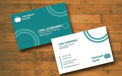 Simple &amp;amp; Modern Business Card | Construction Business Card