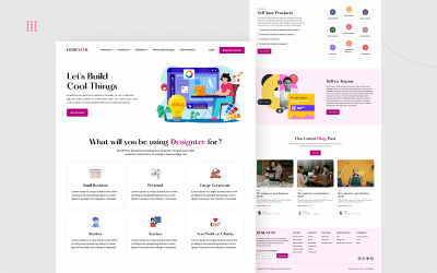 Дизайн-агентство Landing Page UI Design
