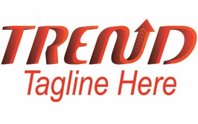Шаблоны логотипов Trend 3D для социальных сетей и бизнеса