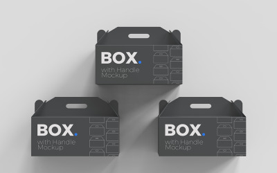 Box med handtag Mockups Vol 13