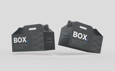 Box with handle Mockups Vol 11