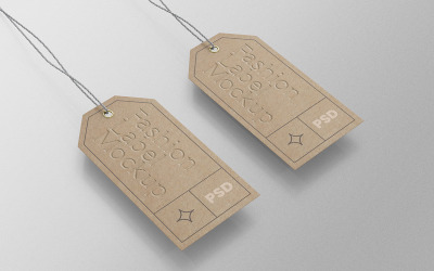 Étiquette de mode Étiquette PSD Mockup Vol 02