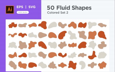 Liquid and fluid shape 50 Set V 2 sec 2