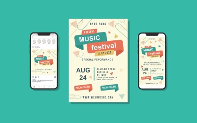 Musikfestival-Bundle-Vorlage