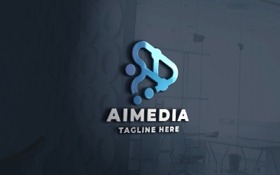 AI Media Pro-Logo-Vorlage