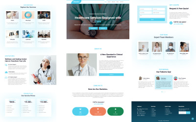 Modello HTML ClinicArt - Medico - Medico - Clinica - Dentista - Ospedale